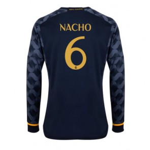 Real Madrid Nacho #6 Replika Udebanetrøje 2023-24 Langærmet